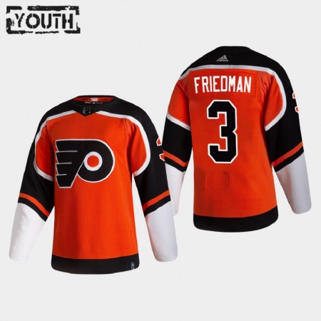 Philadelphia Flyers Mark Friedman 3 2020-21 Reverse Retro Authentic Shirt - Kinderen